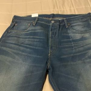 Levi's 501 button-fly jeans.